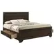 Fenbrook Dark Cocoa King Storage Panel Bed