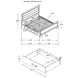 Fenbrook Dark Cocoa King Storage Panel Bed