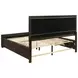 Kauffman Dark Cocoa California King Storage Panel Bed