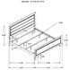 Fenbrook Dark Cocoa King Panel Bed