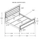 Fenbrook Dark Cocoa Queen Panel Bed