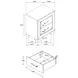Fenbrook Dark Cocoa Nightstand