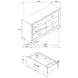 Fenbrook Dark Cocoa Dresser
