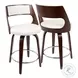 Cecina White 24 Counter Height Stool Set Of 2