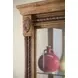 20484 Warm Honey Brown Two Way Sliding Door Curio Cabinet