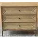Hidden Treasures Light Stain 3 Drawer Roped In Accent Chest