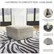 Calnita Sisal Ottoman With Storage