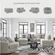 Calnita Sisal Oversized Swivel Accent Chair