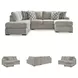 Calnita Sisal 2 Piece Sectional with LAF Chaise