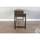 Autumn Echo Dark Brown 74" Rectangular Console Table with USB Charging