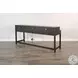 Autumn Echo Dark Brown 74" Rectangular Console Table with USB Charging