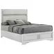Miranda White Full Upholstered Panel Bed