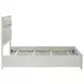 Miranda White Full Upholstered Panel Bed