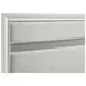 Miranda White Full Upholstered Panel Bed