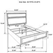 Miranda White Full Upholstered Panel Bed