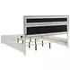 Miranda White King Upholstered Panel Bed