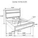 Miranda White King Upholstered Panel Bed