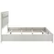 Miranda White California King Upholstered Panel Bed