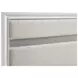 Miranda White California King Upholstered Panel Bed