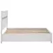 Miranda White Full Platform Storage Bed