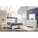 Miranda White Full Platform Storage Bed