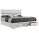 Miranda White King Panel Storage Bed