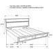 Miranda White King Panel Storage Bed