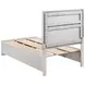Miranda White Twin Platform Storage Bed