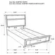 Miranda White Twin Platform Storage Bed