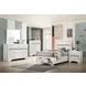 Miranda White Twin Platform Storage Bed
