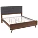 Robyn Dark Walnut King Panel Bed