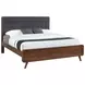 Robyn Dark Walnut King Panel Bed
