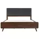 Robyn Dark Walnut King Panel Bed