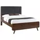 Robyn Dark Walnut Queen Panel Bed