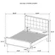 Robyn Dark Walnut Queen Panel Bed