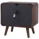 Robyn Dark Walnut Nightstand