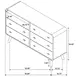 Robyn Dark Walnut Dresser