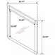 Robyn Dark Walnut Mirror