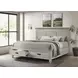 Franco Antique White King Panel Storage Bed