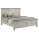 Franco Antique White King Panel Bed