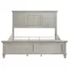Franco Antique White King Panel Bed