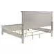 Franco Antique White King Panel Bed