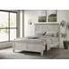 Franco Antique White Queen Panel Bed