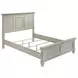 Franco Antique White Queen Panel Bed