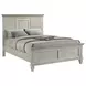 Franco Antique White Queen Panel Bed