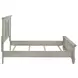 Franco Antique White Queen Panel Bed