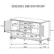 Franco Antique White Dresser