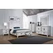 Franco Antique White Mirror