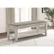 Franco Antique White Bench