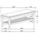 Franco Antique White Bench